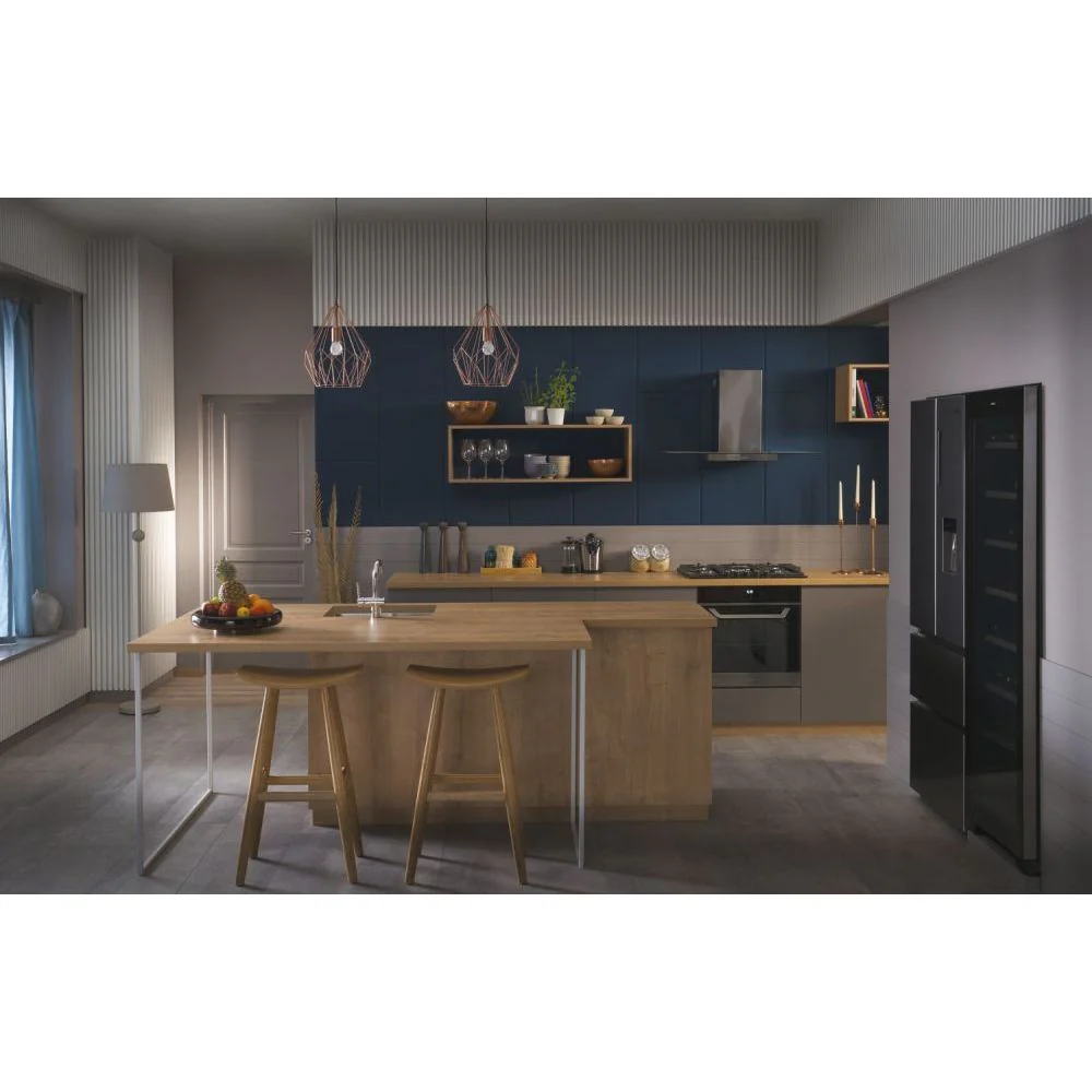 Haier FD 70 Series 5 444L Frost Free Multi Door Freestanding Fridge Freezer - Platinum Inox | HFR5719EWMP - Image 4