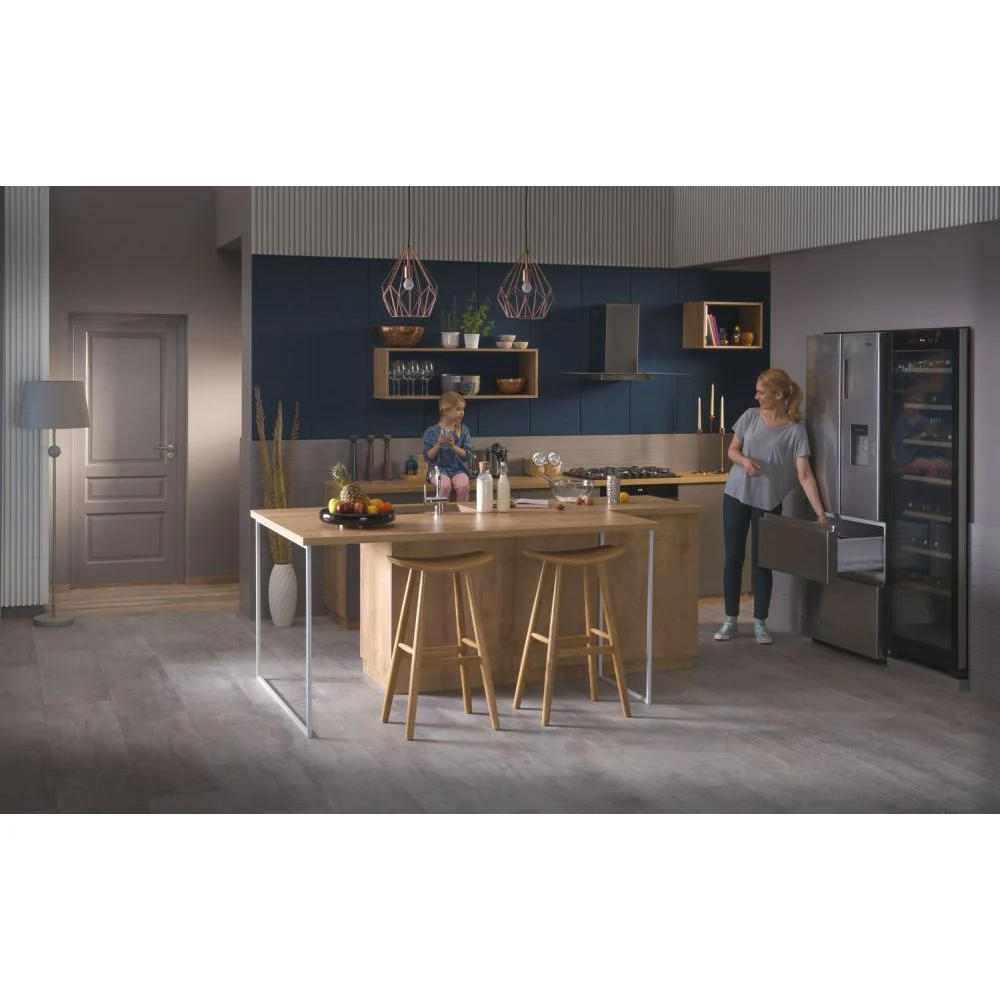 Haier FD 70 Series 5 444L Frost Free Multi Door Freestanding Fridge Freezer - Platinum Inox | HFR5719EWMP - Image 5