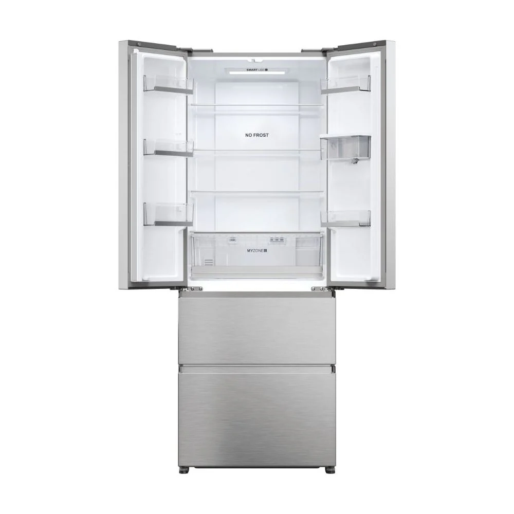 Haier FD 70 Series 5 444L Frost Free Multi Door Freestanding Fridge Freezer - Platinum Inox | HFR5719EWMP - Image 9