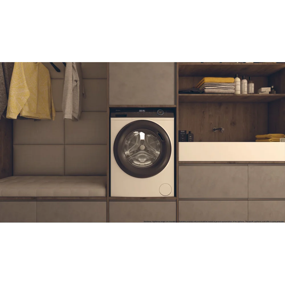 Haier I-Pro Series 3 8KG 1600RPM Freestanding Washing Machine - White | HW80-B16939-UK - Image 10