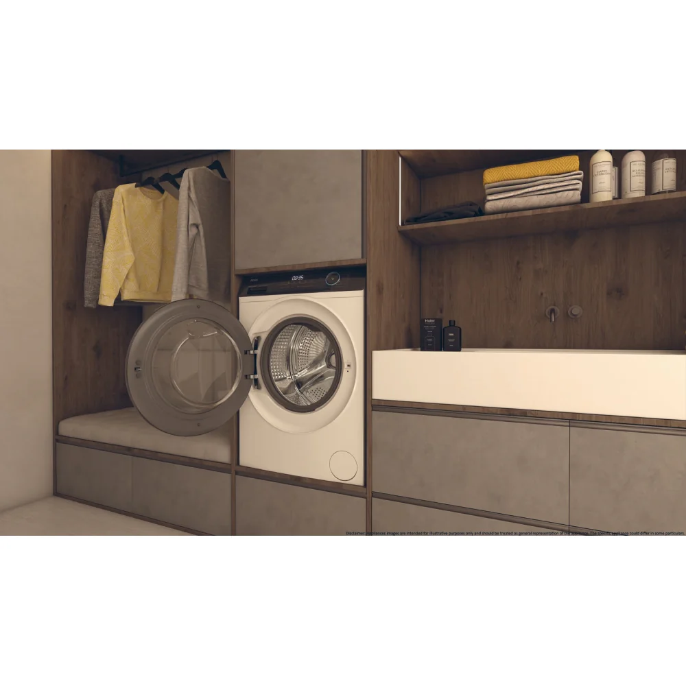 Haier I-Pro Series 3 8KG 1600RPM Freestanding Washing Machine - White | HW80-B16939-UK - Image 12