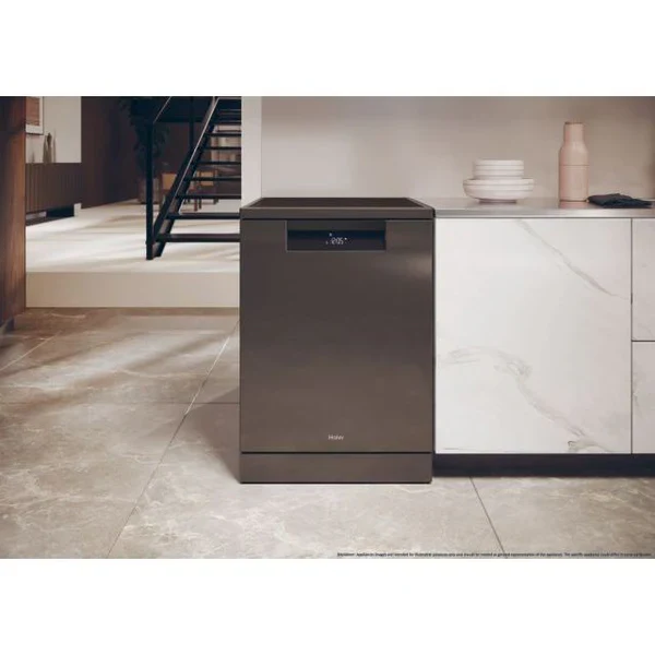 Haier I-Pro Shine Series 7 60CM Freestanding Standard Dishwasher - Anthracite | XF4A4M4PDA-80 - Image 17