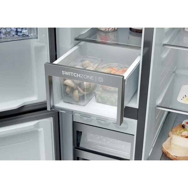 Haier S+ Series 7 573L Frost Free Freestanding American Fridge Freezer - Brushed Black | HSPR79F18EWMBUK - Image 15