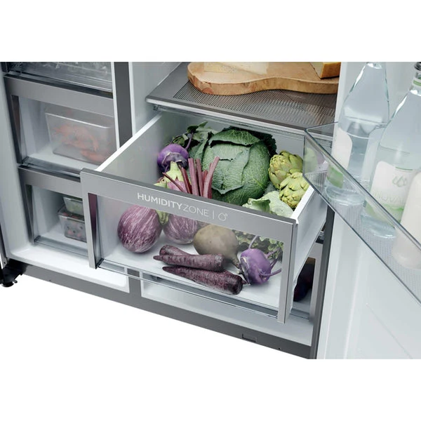 Haier S+ Series 7 573L Frost Free Freestanding American Fridge Freezer - Brushed Black | HSPR79F18EWMBUK - Image 16