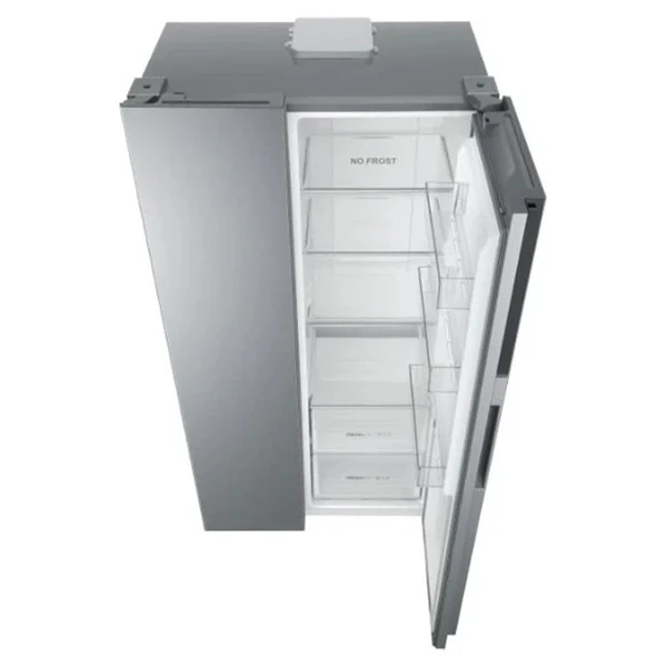 Haier SBS 90 Series 3 528L Frost Free American Fridge Freezer - Gentle Silver | HSR3918ENPG - Image 6