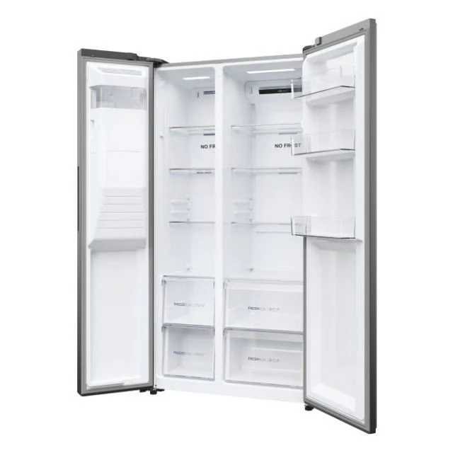 Haier SBS 90 Series 5 511L Frost Free Side by Side American Fridge Freezer - Platinum Inox | HSR5918DIMPUK - Image 10