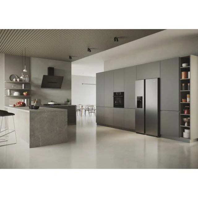 Haier SBS 90 Series 5 511L Frost Free Side by Side American Fridge Freezer - Platinum Inox | HSR5918DIMPUK - Image 18