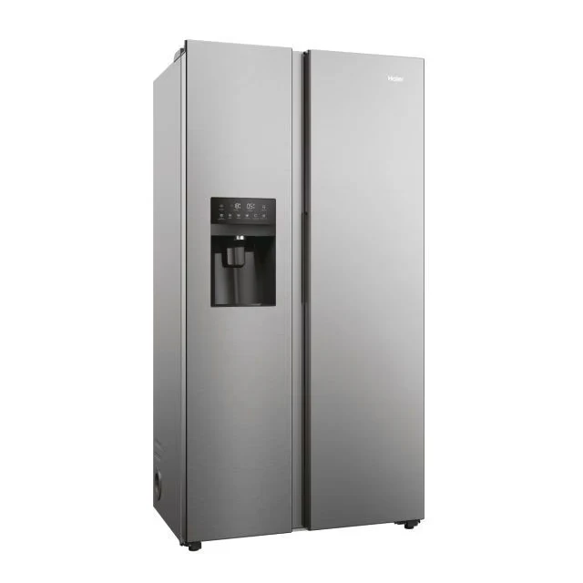 Haier SBS 90 Series 5 511L Frost Free Side by Side American Fridge Freezer - Platinum Inox | HSR5918DIMPUK - Image 4