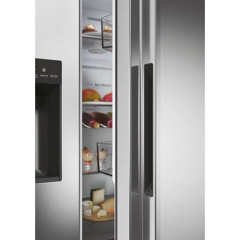 Haier SBS 90 Series 5 601L Frost Free Freestanding American Fridge Freezer - Platinum Inox | HSW59F18DIMM - Image 12
