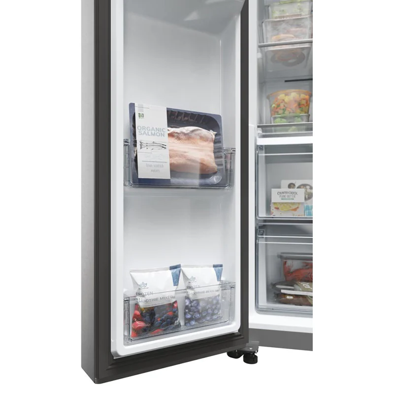 Haier SBS 90 Series 5 601L Frost Free Freestanding American Fridge Freezer - Platinum Inox | HSW59F18DIMM - Image 13
