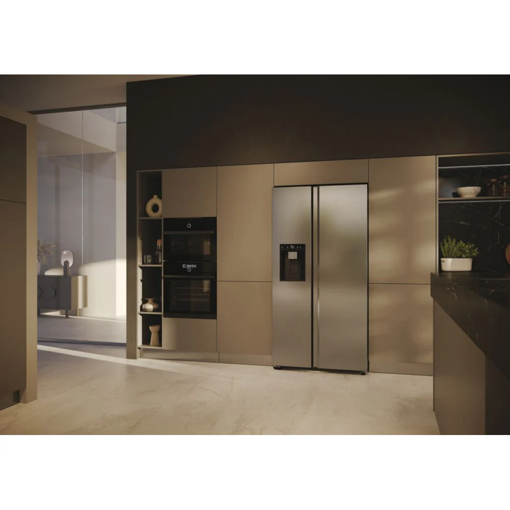 Haier SBS 90 Series 5 601L Frost Free Freestanding American Fridge Freezer - Platinum Inox | HSW59F18DIMM - Image 18