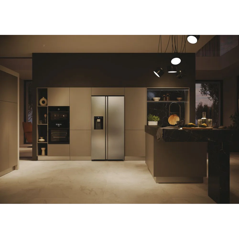 Haier SBS 90 Series 5 601L Frost Free Freestanding American Fridge Freezer - Platinum Inox | HSW59F18DIMM - Image 19