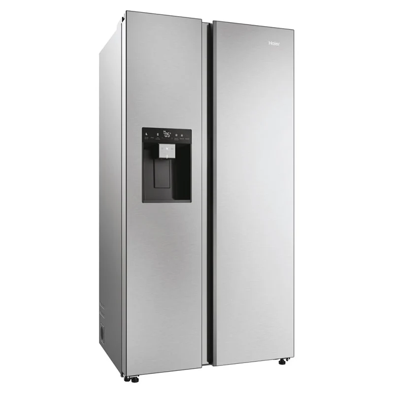 Haier SBS 90 Series 5 601L Frost Free Freestanding American Fridge Freezer - Platinum Inox | HSW59F18DIMM - Image 3