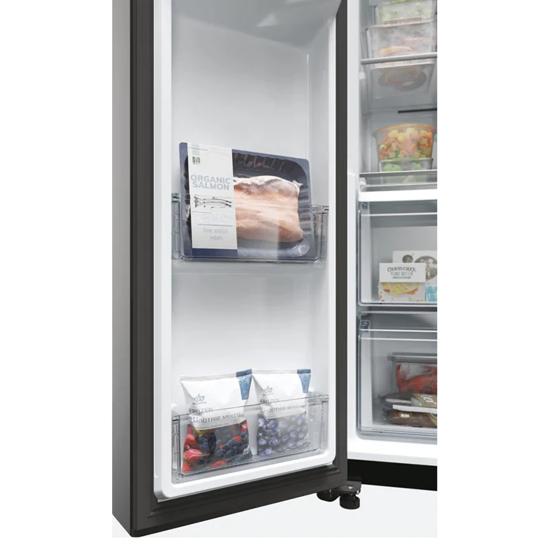 Haier SBS 90 Series 5 601L Frost Free Freestanding American Fridge Freezer - Slate Black | HSW59F18EIPT - Image 9