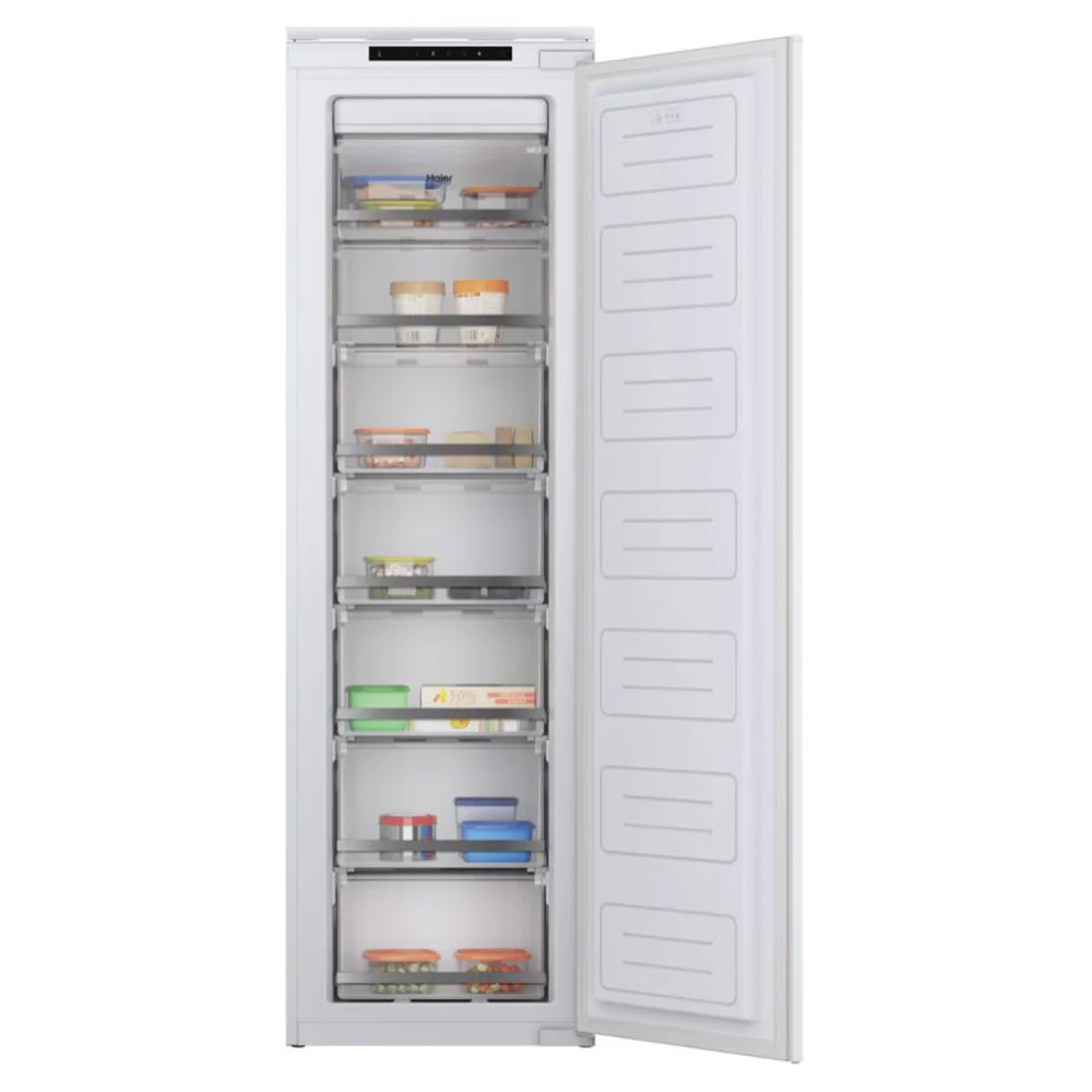 Haier UP 55 Series 6 200L Frost Free Built-In Upright Freezer - White | HAUN518EWK