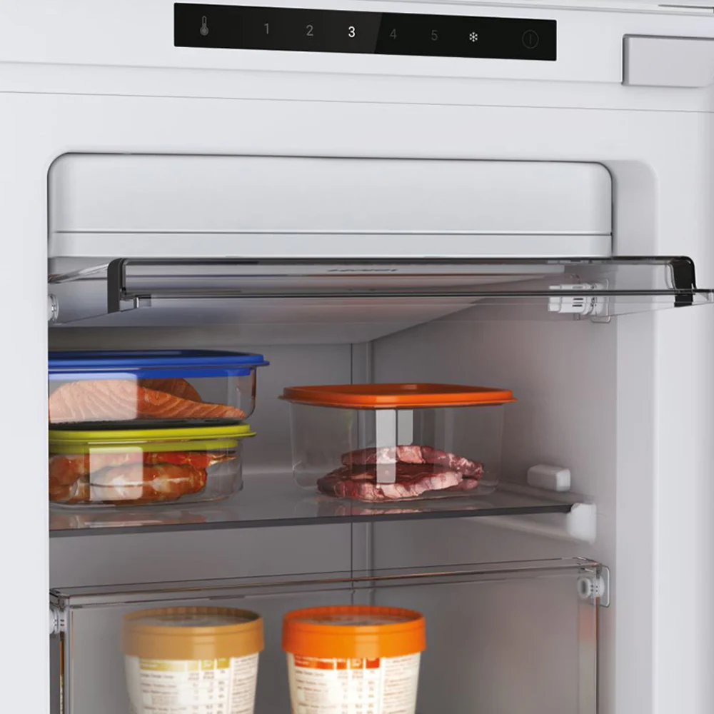 Haier UP 55 Series 6 200L Frost Free Built-In Upright Freezer - White | HAUN518EWK - Image 3