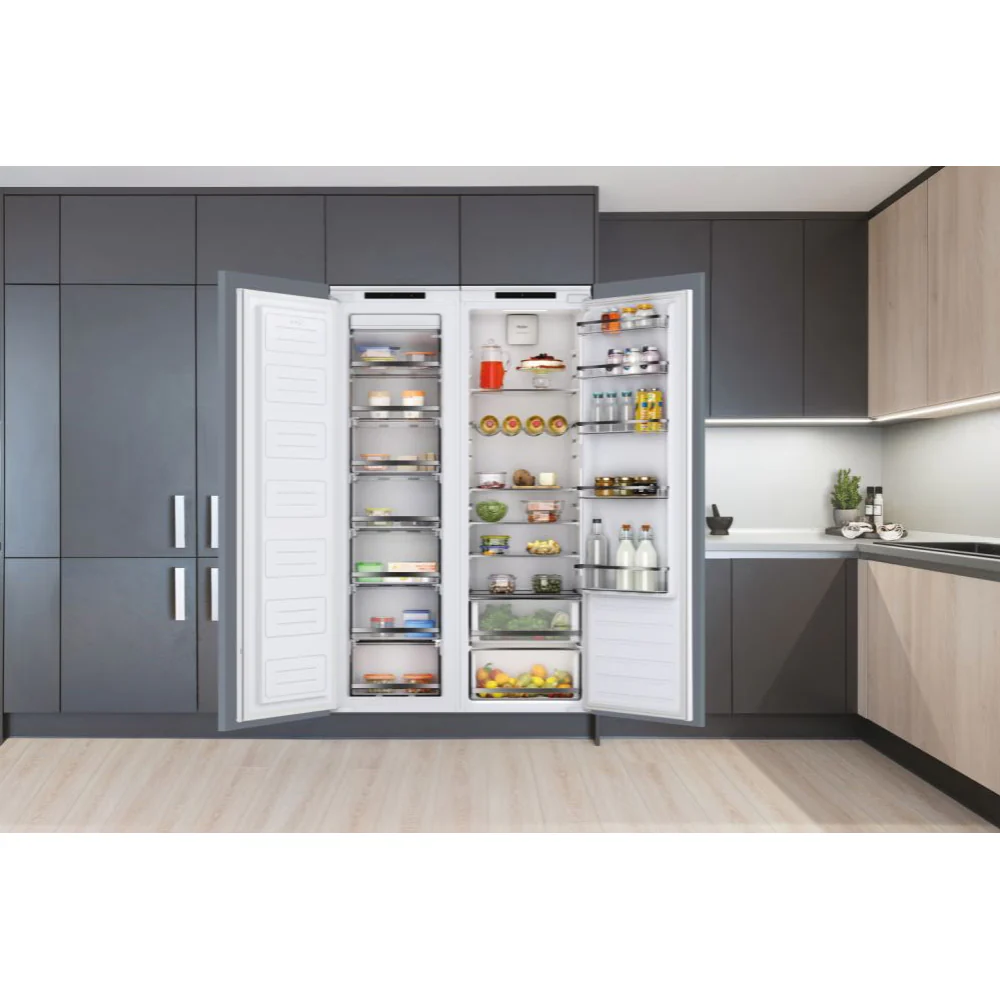 Haier UP 55 Series 6 200L Frost Free Built-In Upright Freezer - White | HAUN518EWK - Image 4