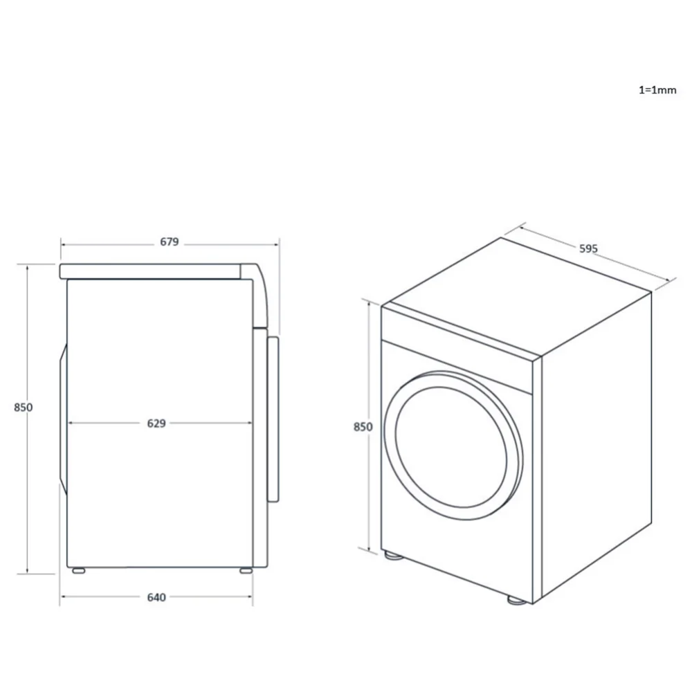 Haier X Series 11KG 1400RPM Freestanding Washing Machines - White | HW110-BD14397UUK - Image 9