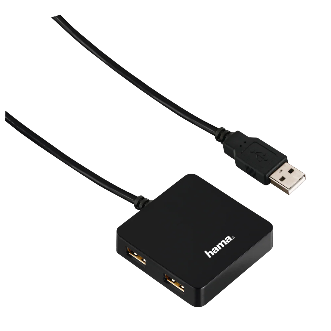 Hama 0.3M Buspowered 4 Ports USB 2.0 Hub - Black | 121318 - Image 2