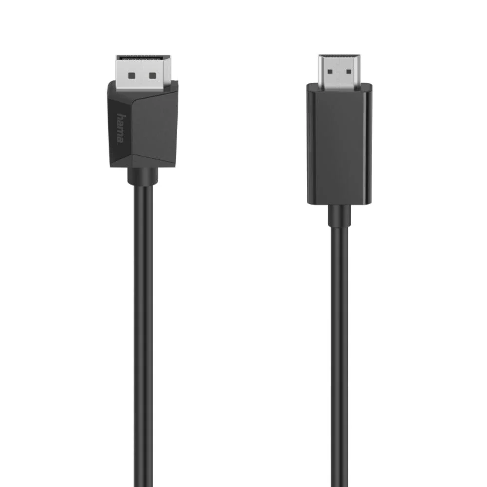 Hama 1.5m Ultra HD 4K Video Cable - Black | 444769