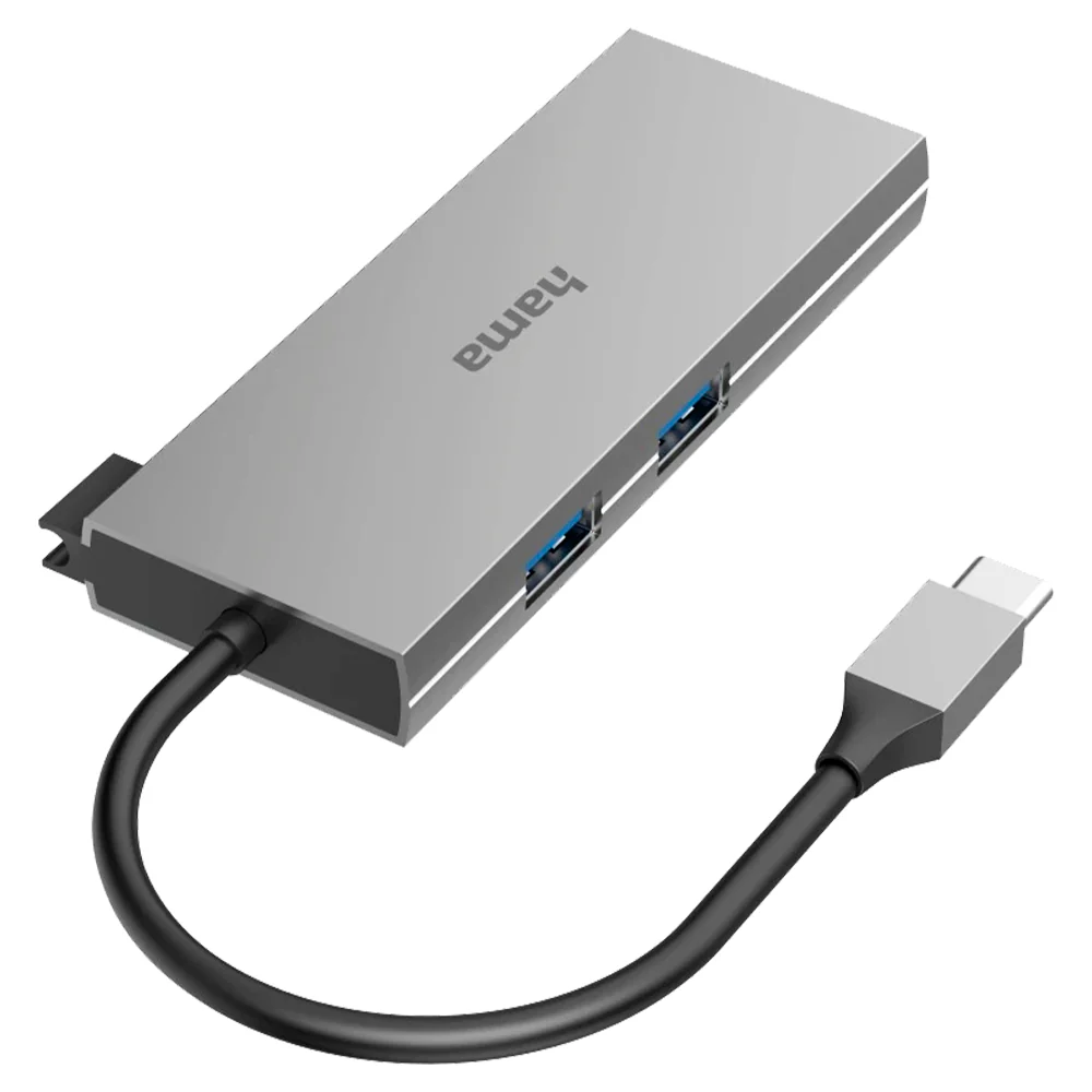 Hama 6 Multiport USB-C Hub - Grey | 436832 - Image 2