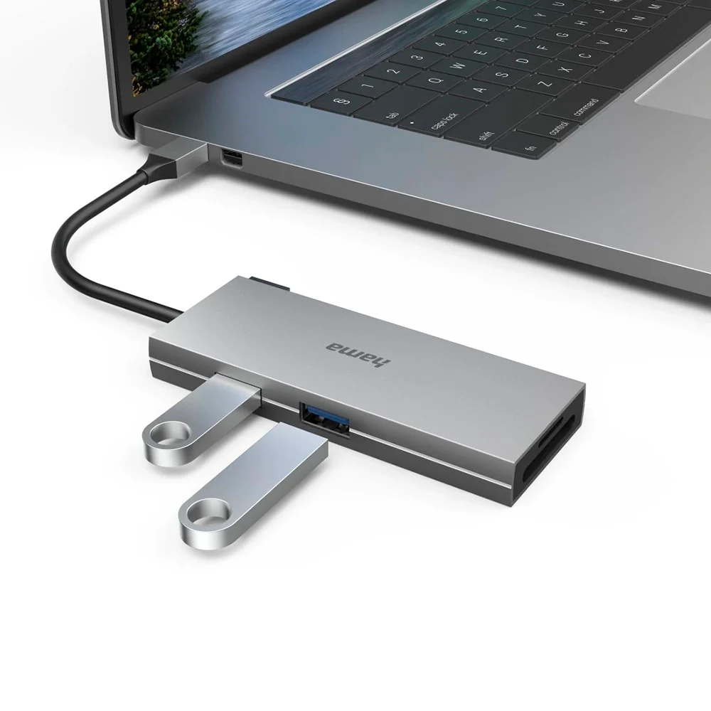 Hama 6 Multiport USB-C Hub - Grey | 436832 - Image 6