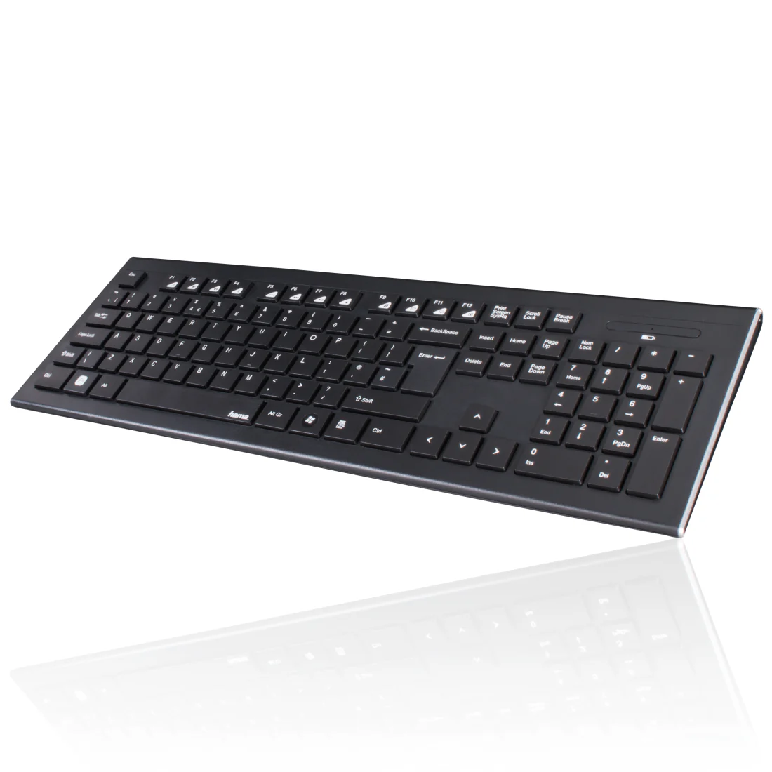 Hama Cortino Qwerty UK Wireless Keyboard & Mouse Set - Black | 398819 - Image 5
