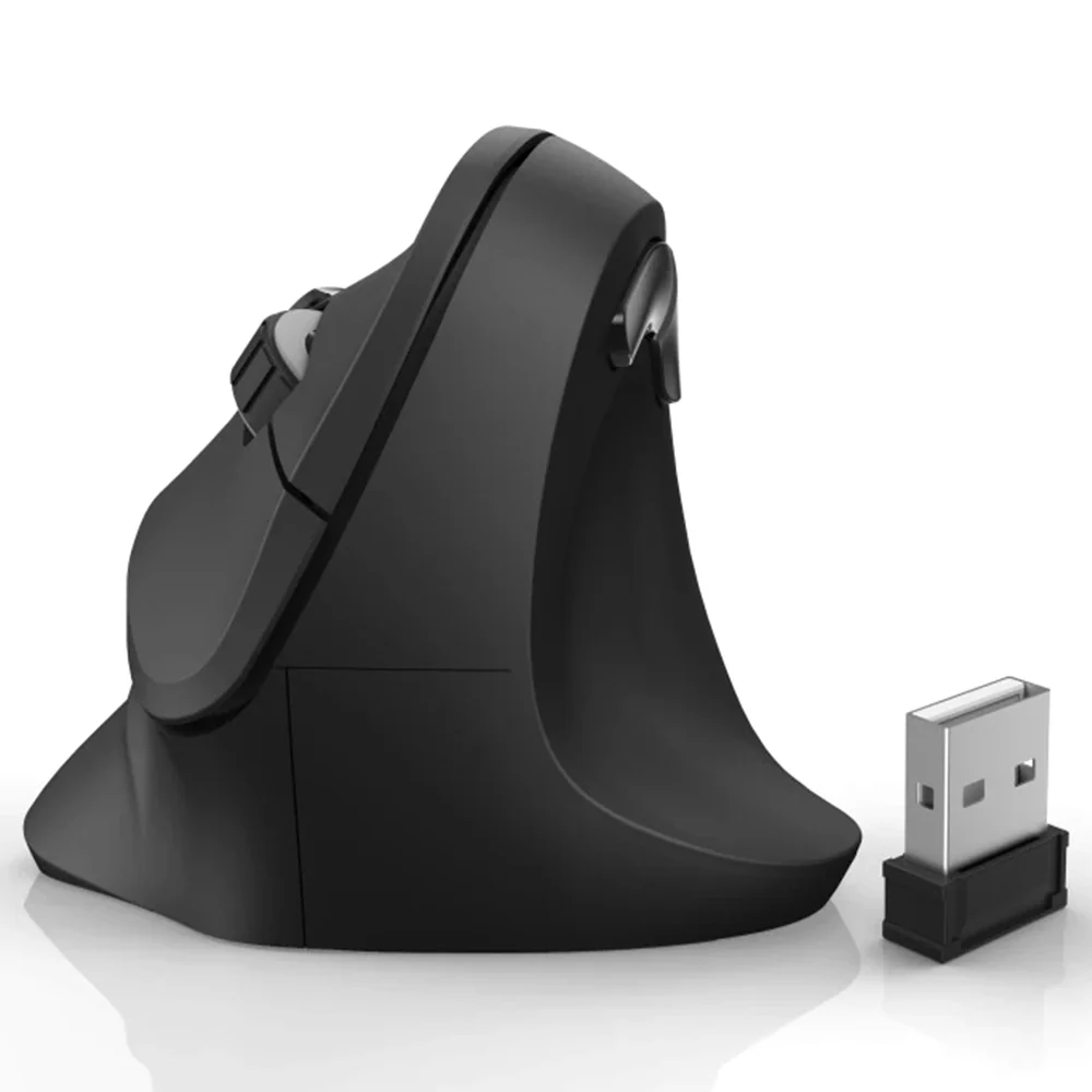 Hama EMW-500 Ergonomic Wireless Mouse - Black | 370396 - Image 2