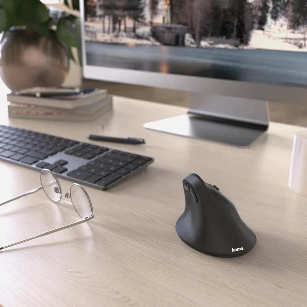 Hama EMW-500 Ergonomic Wireless Mouse - Black | 370396 - Image 6