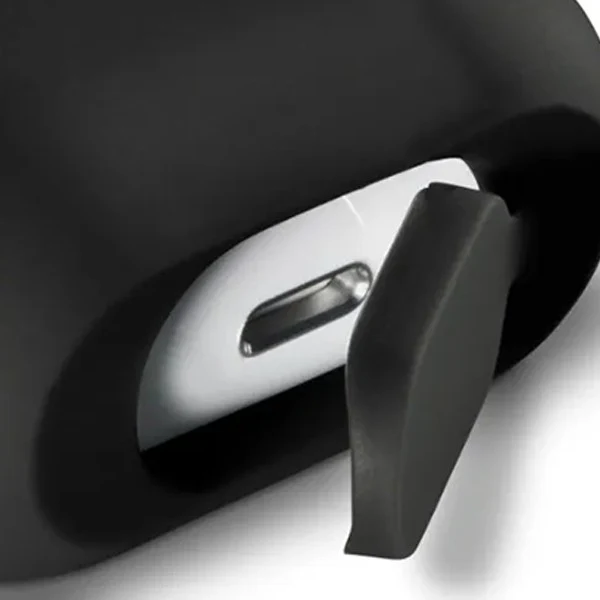 Hama Fantastic Feel Protective Cover for AirPods Charging Case - Black | 514066 - Image 5