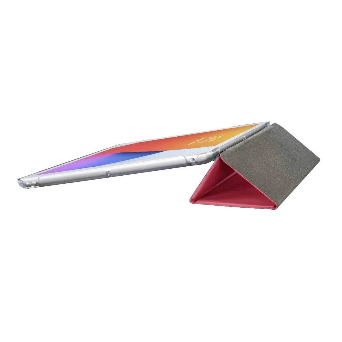 Hama Fold Clear BookCase for Apple iPad 10.2" (2019/2020) - Red | 459183 - Image 4