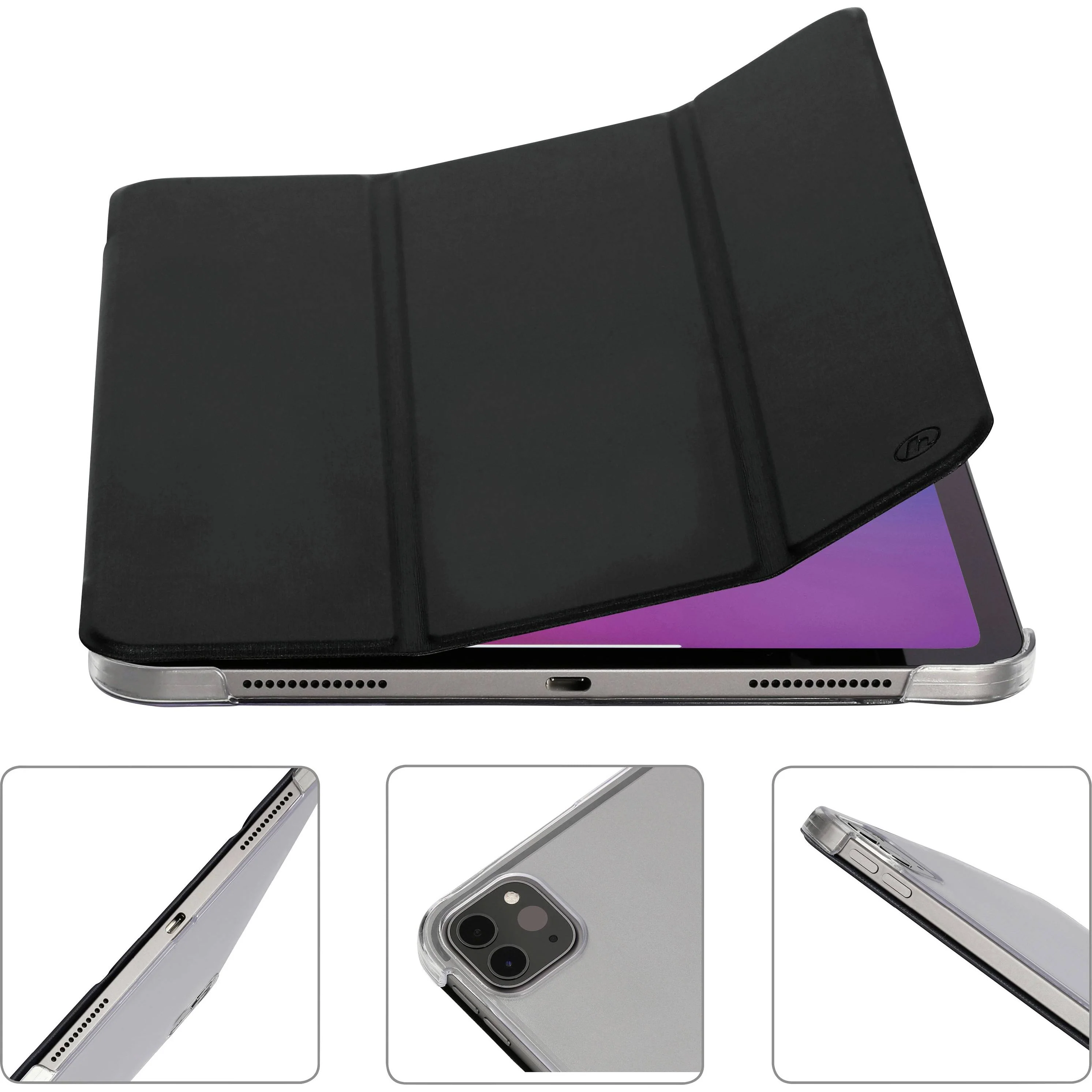 Hama Fold Clear BookCase for Apple iPad Pro 11 (2020/2021) - Black | 462121 - Image 3