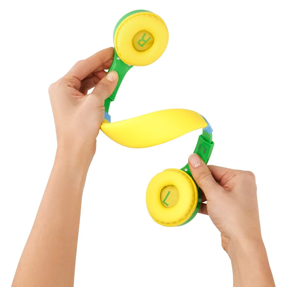 Hama Kids Guard Over-Ear Children's Wired Headphone - Green & Yellow | 468321 - Image 2