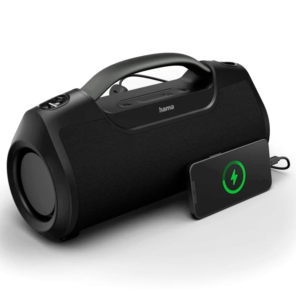 Hama SoundBarrel Bluetooth Speaker - Black | 455215 - Image 2