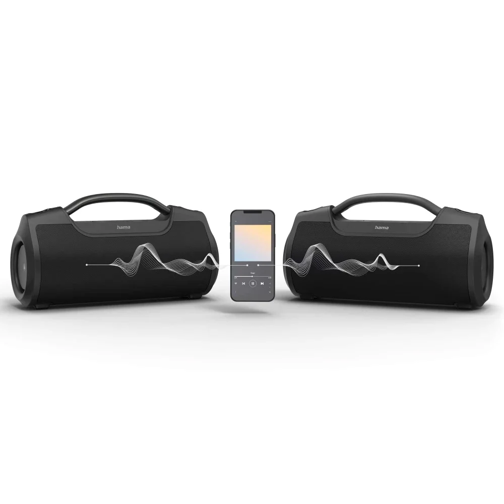 Hama SoundBarrel Bluetooth Speaker - Black | 455215 - Image 4