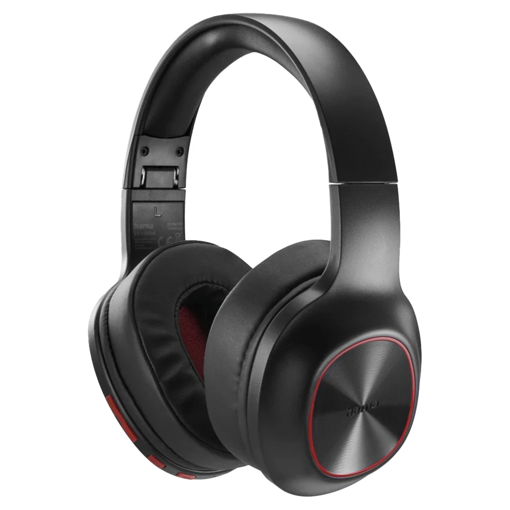 Hama Spirit Calypso II Over-Ear Wireless Bluetooth headphone - Red & Black | 511249