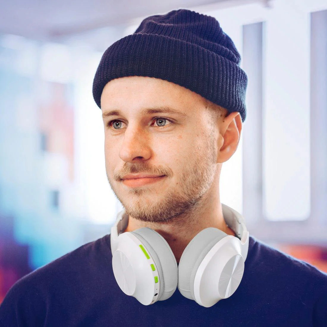 Hama Spirit Calypso Over-Ear Wireless Bluetooth Headphone - White | 465917 - Image 3