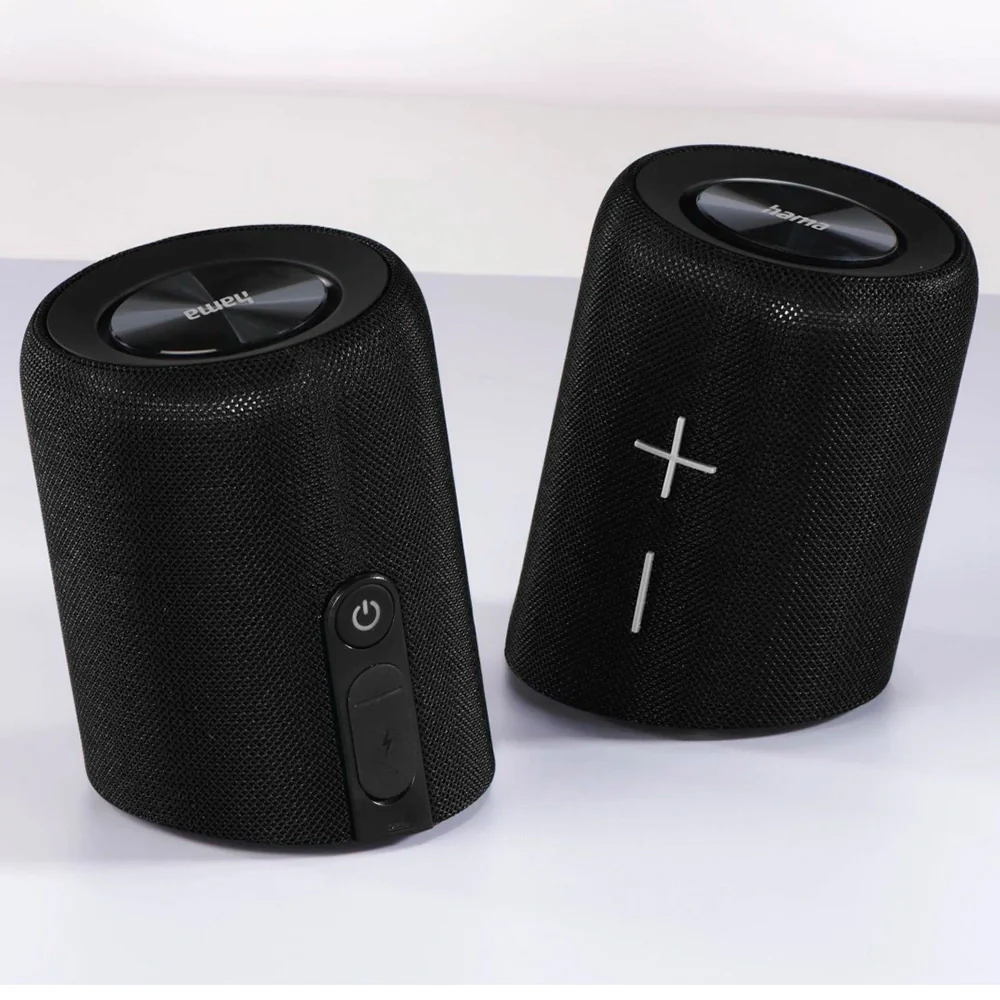 Hama Twin 3.0 Bluetooth Speaker - Black | 497925 - Image 4