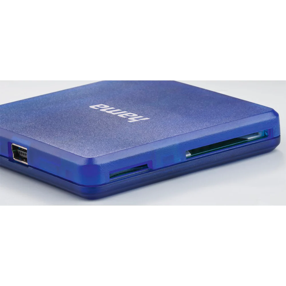 Hama USB 2.0 Multi Card Reader - Blue | 342959 - Image 3