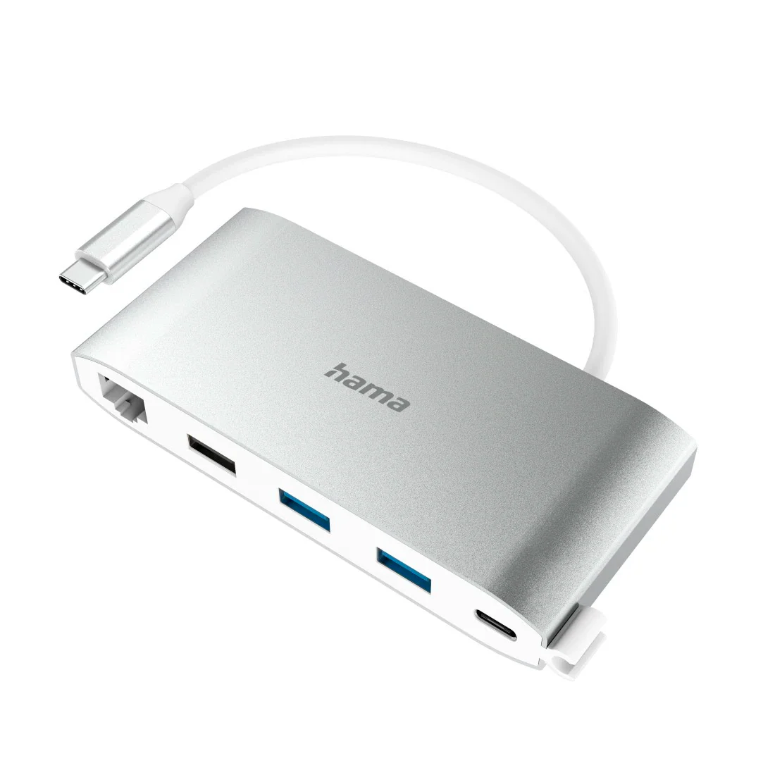 Hama USB-C Multiport Hub - Silver & White | 451507 - Image 2