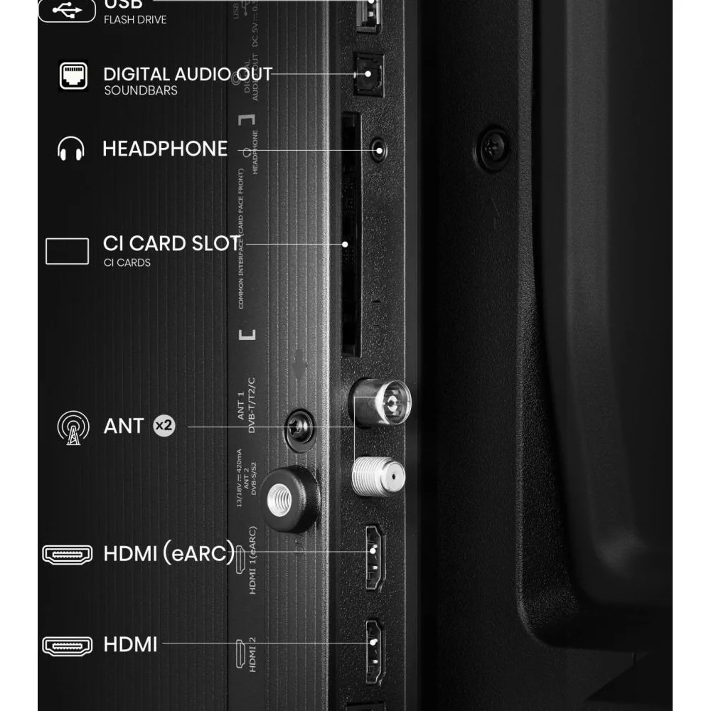 Hisense A5Q 40" FHD Smart TV - Black | 40A59Q - Image 10