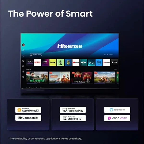 Hisense A6Q 55" 4K Smart TV - Black | 55A61Q - Image 9
