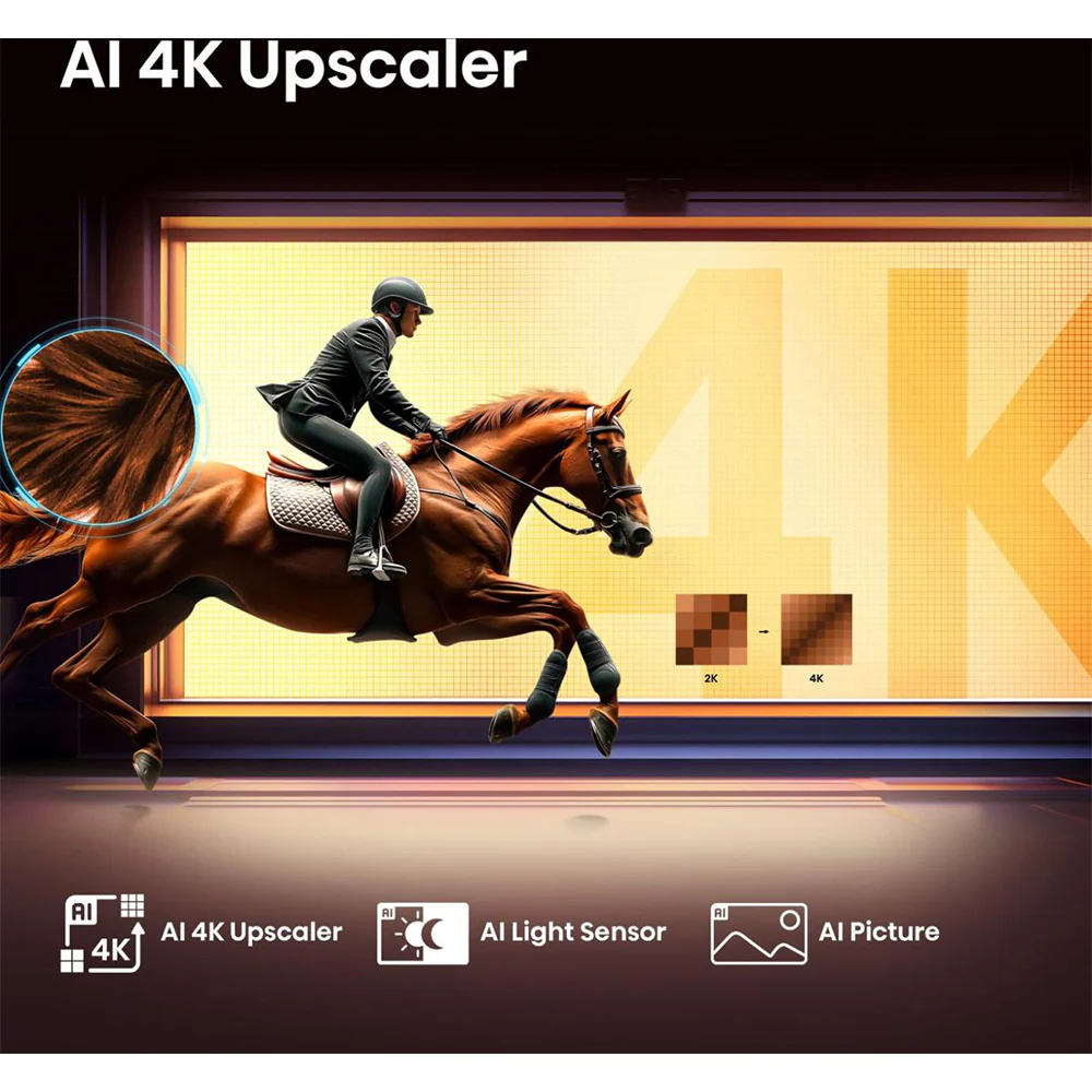 Hisense E7Q 50'' 4K Smart TV - Black | 50E71Q - Image 7