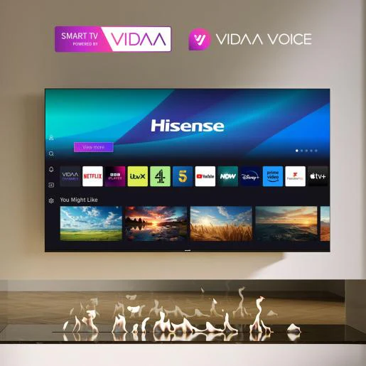 Hisense U6N 55" 4K Smart TV - Black & Dark Grey | 55U61NQ - Image 2