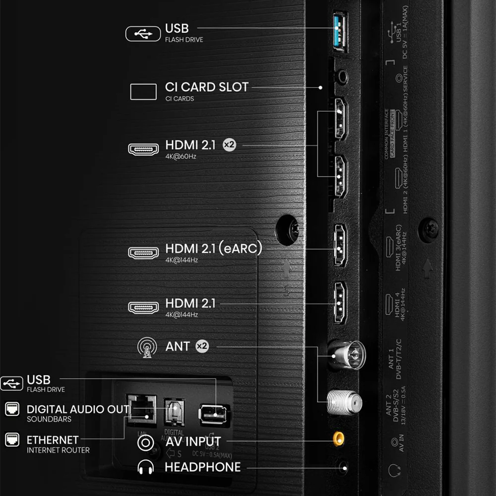 Hisense U7N 85" 4K Smart TV - Black | 85U71NQ - Image 6
