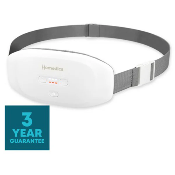 Homedics Cycle Comfort Heat and Vibration Belt - White & Grey | WMH-200H - Image 2