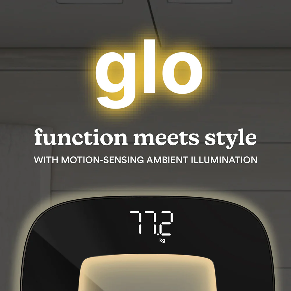 Homedics Glo Essentials Bathroom Scale - Black | SCL-B100-BK - Image 7