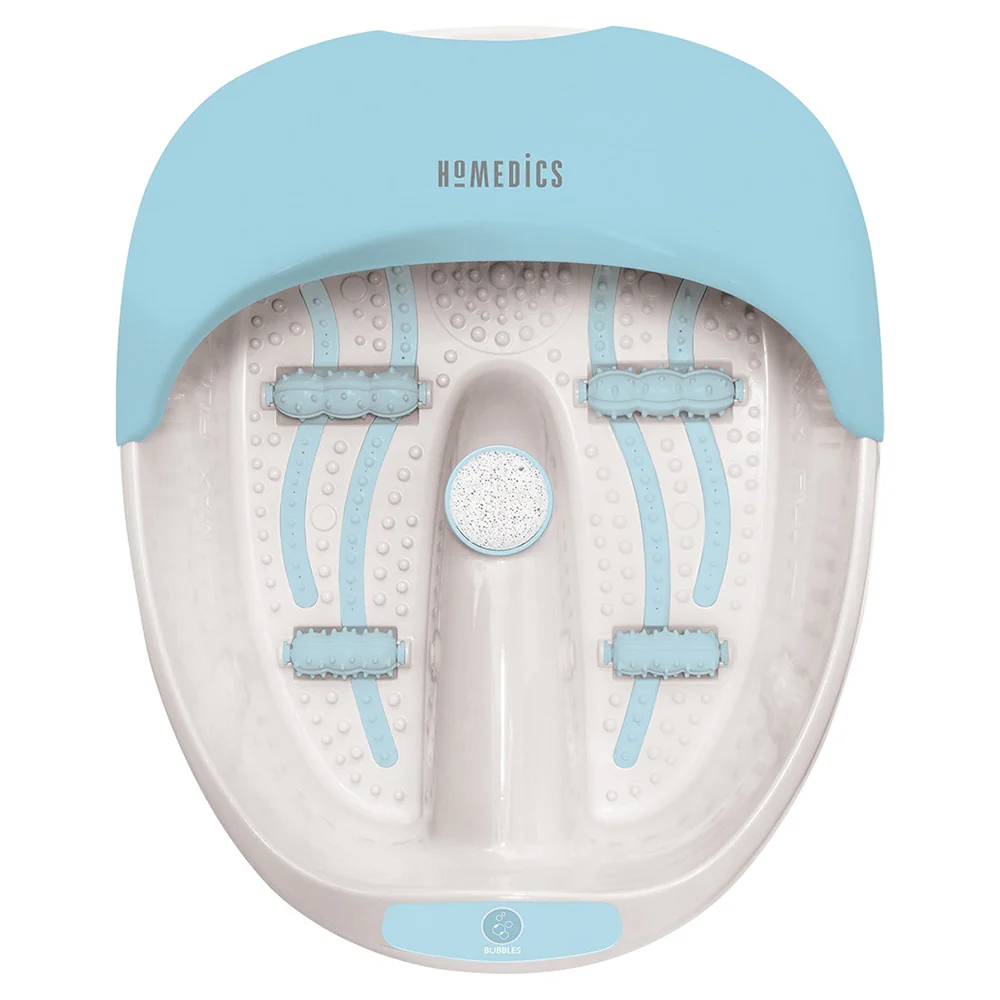 Homedics Luxury Foot Spa - White & Blue | FS-100