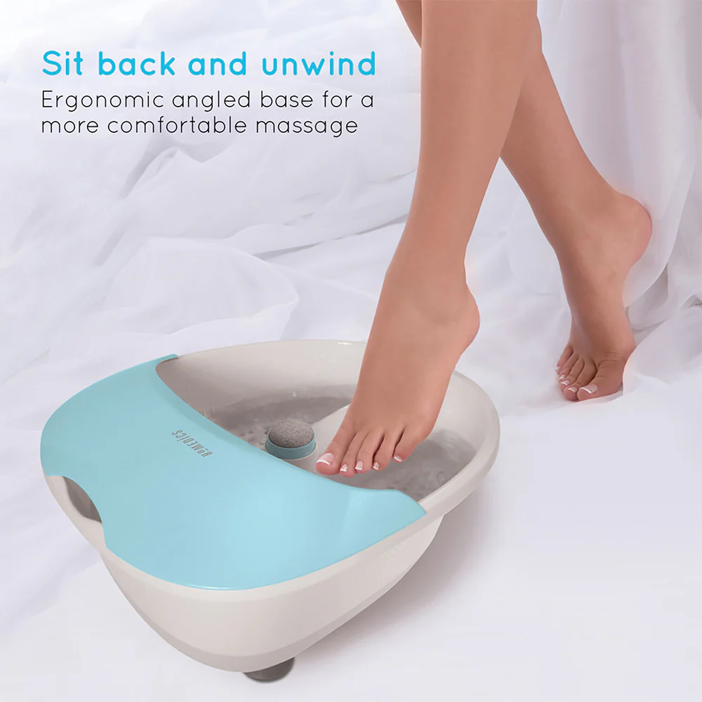 Homedics Luxury Foot Spa - White & Blue | FS-100 - Image 3