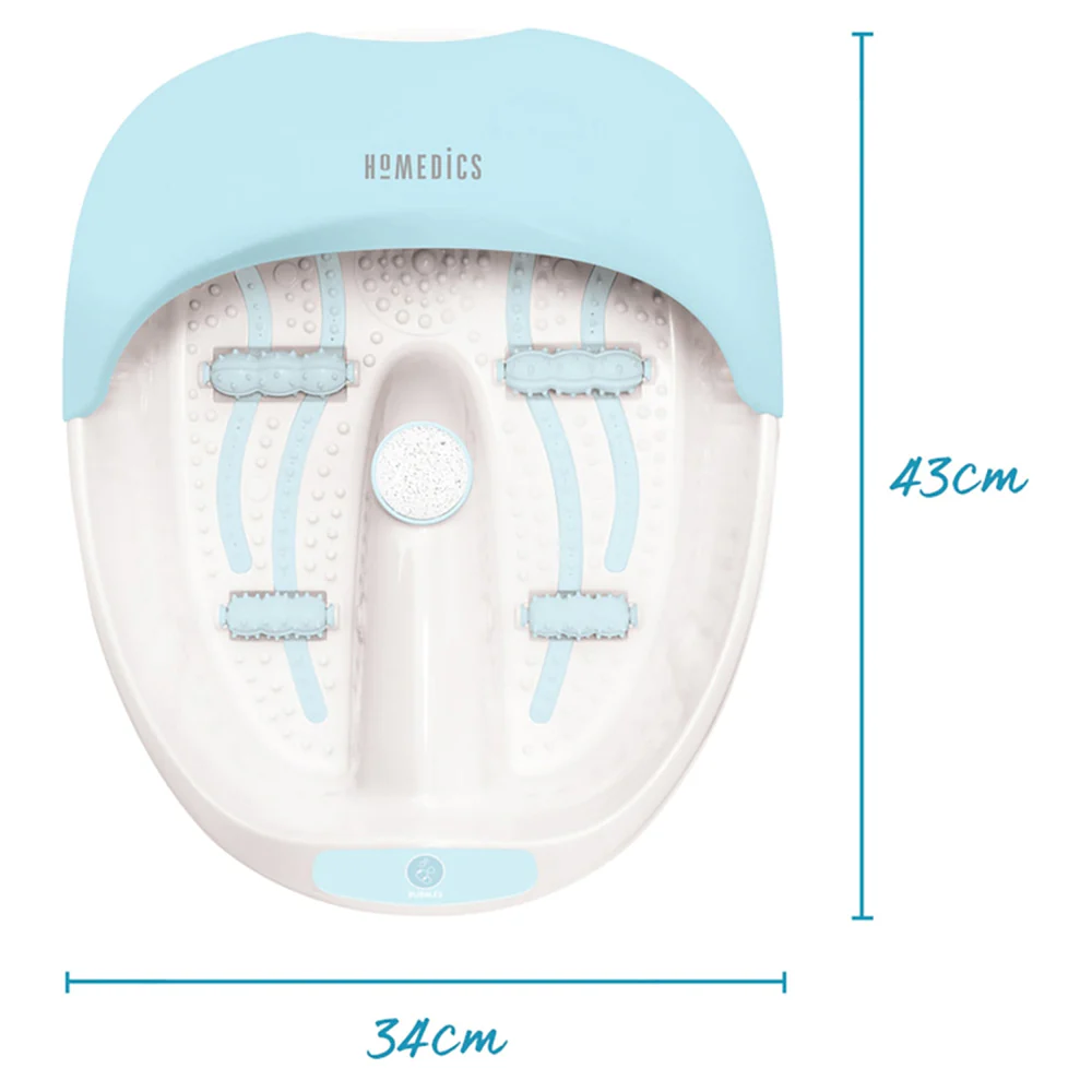 Homedics Luxury Foot Spa - White & Blue | FS-100 - Image 4
